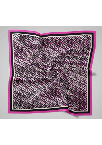 Silk Home Aura Eşarp 140006-01 Pembe, Siyah, Beyaz, Füme