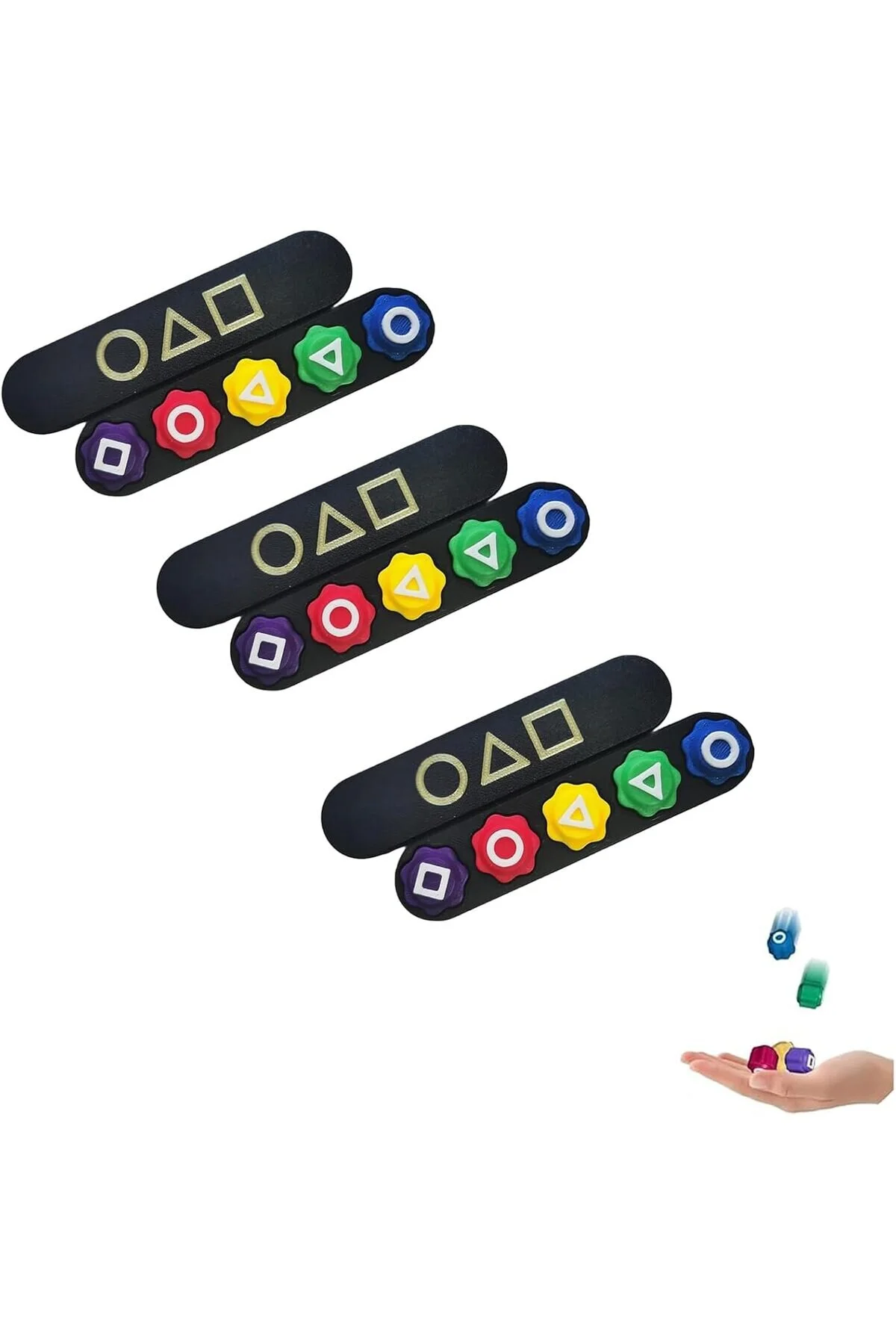 Thinkmaster 3lü Set Squid 2 Gonggi Game Taş Oyun Seti Beştaş Gonggi Oyuncak Kalamar Oyun Renkli Taş