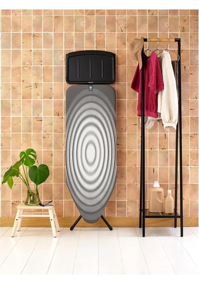 Brabantia 124x45cm C Buhar Kazanı Standlı Tıtan Oval Desenli Ütü Masası - Ssuh Diğer