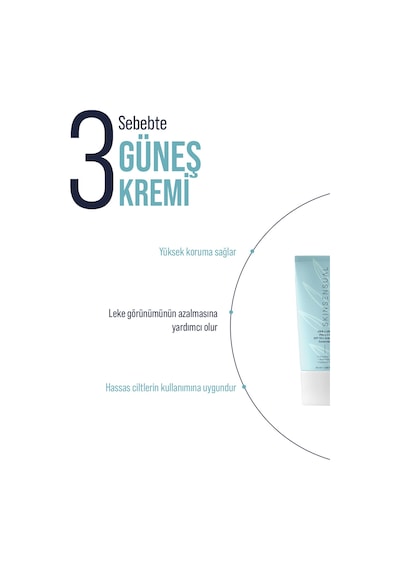 Leke Oluşumunu Önlemeye Yardımcı, Nemlendirme Etkili Güneş Kremi 50 Spf Uva/uvb Pa++++
