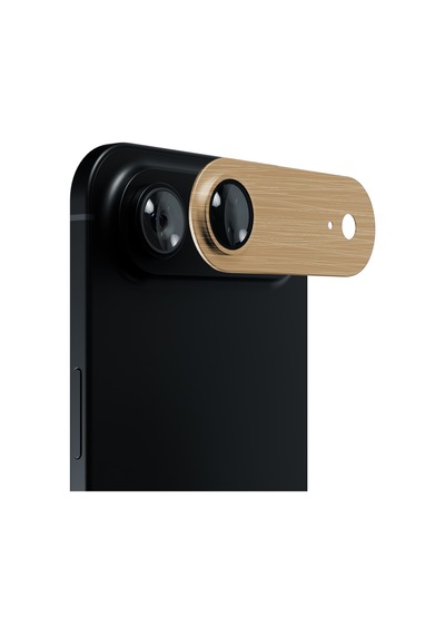 Apple iPhone Uyumlu 17 Air İçin Ipg Prolens Tam Kamera Lens Koruma, Çerçeveli Tek Gövde Kamera Lens Koruması Altın
