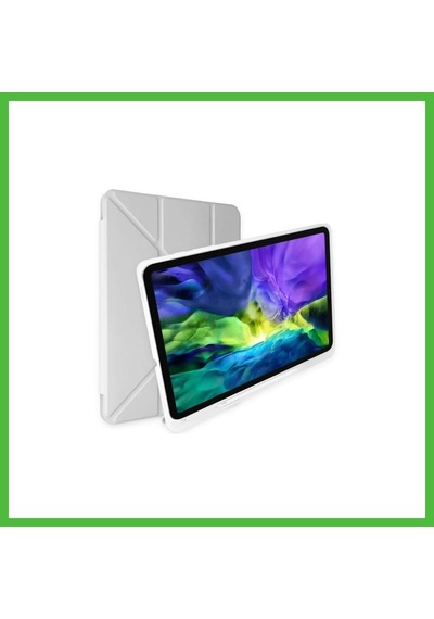 Vaveni İpad 2025 10.9 10.nesil A16 Kılıf Kalemlikli Mars Tablet Kılıfı - Gri Arz