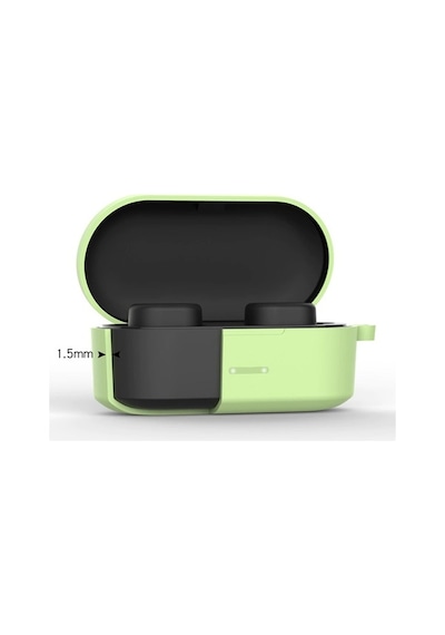 Qcy T1S-T2C Bluetooth Kulaklık Için Silikon Koruma Kılıf+ Anahta