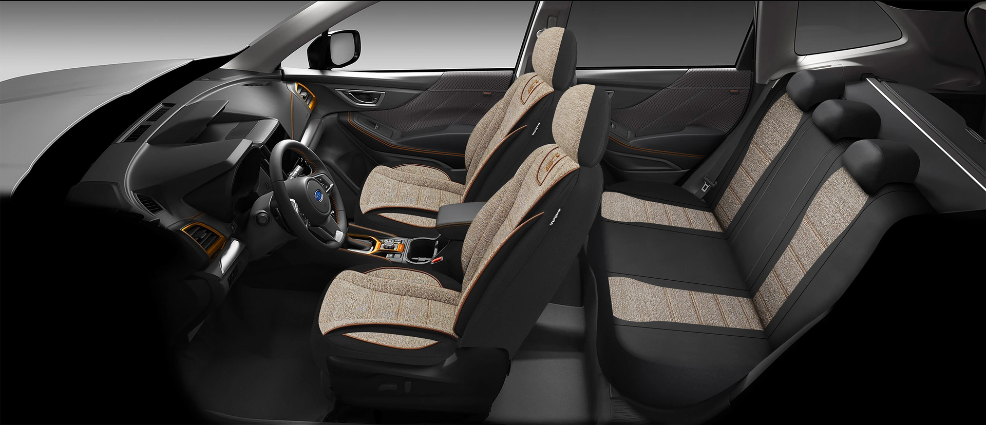 City Serisi Toyota Corolla 2014-2016 İle Uyumlu Koltuk Kılıfı, Kahverengi