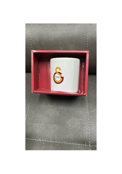 Lisanslı Taraftar Seramik Kupa Sarı Kırmızı Çok Renkli