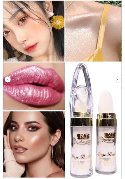 Yüz Ve Vücut Için Uygun Silmi Gece Elbiselerine Uyumlu Sexy Simli Parlak Vücut Glitter Losyon Krem