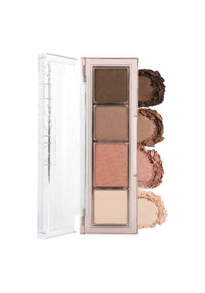 Yoğun Pigmentli Mat Ve Işıltılı Tonlar Barındıran 4'lü Far Paleti Day Vibe Palette No:4 Prima Pink