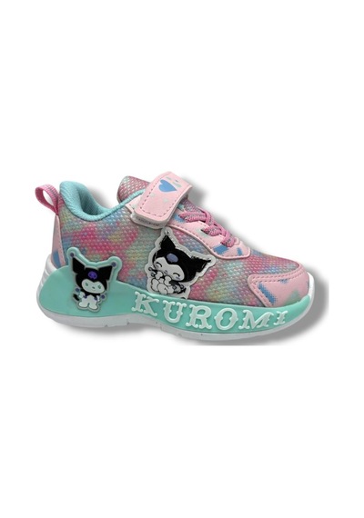 Cakgo Kuromi 724-26 Anorak Parlak Deri Anatomik Kız Çocuk Sneaker Pembe Yeşil 31-35 Pembe