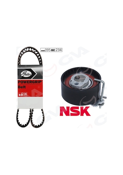 Triger - Eksantrik Kayış + Gergi Seti Logan 2004-2012 1.2 16v Lpg 55kw-75hp Gva 59t1425g 130c16776r-7701473001-7701476745