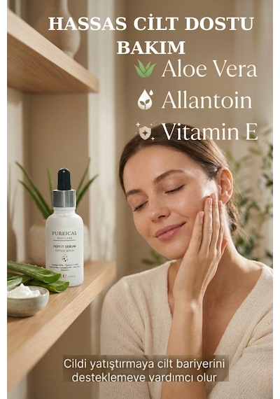 Pureical Peptit Serum, Kırışıklık Karşıtı, Anti Aging Cilt Sıkılaştırıcı Serum30 Ml