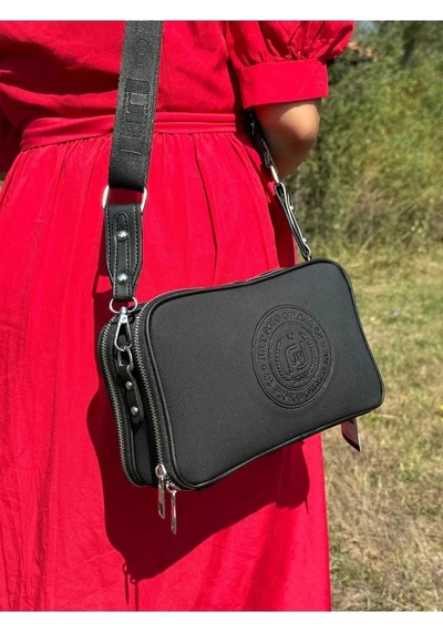 Just Polo Kadın Omuz Çantası 6011mh Siyah Düz 75657485