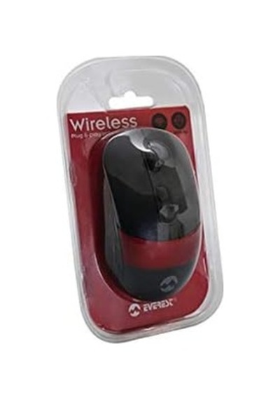 Sm-18 Usb Siyah/kırmızı 2.4ghz Optik Kablosuz Mouse