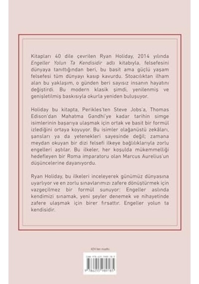 Engeller Yolun Ta Kendisidir