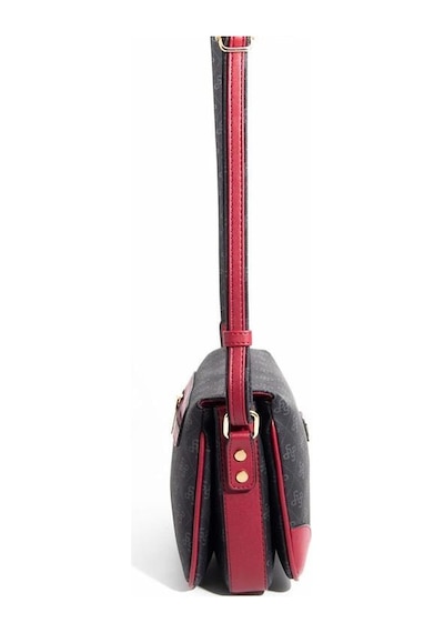 Silver Polo Sp784 Kadın Çapraz Çanta Monogram Siyah-bordo
