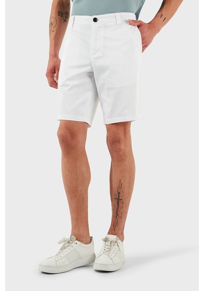 Armani Exchange Erkek Short 8nzs42 Zn1rz 1100 Beyaz Beyaz