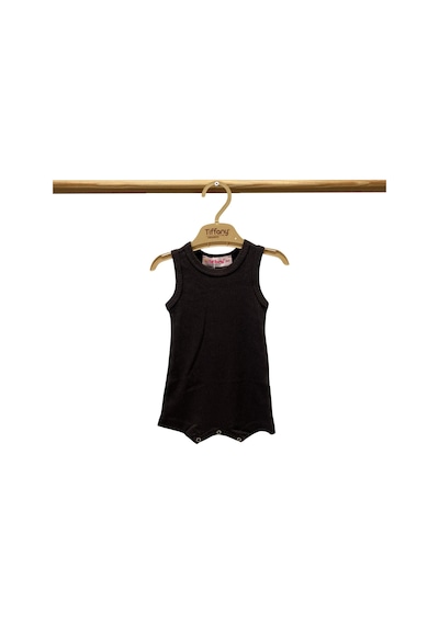 Tiffany Baby & Kids Tiffany Baby Modal Organik Theme Kısa Rompy 89025 Koyu Kahverengi