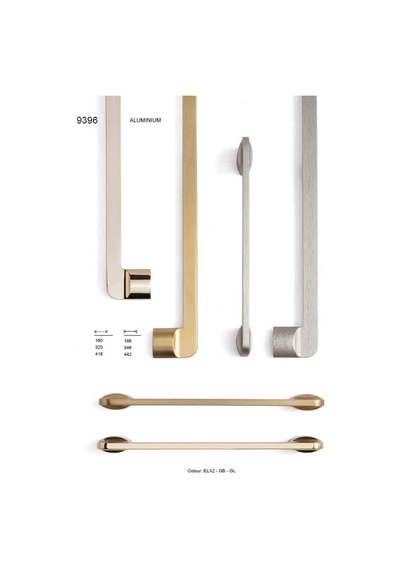 System Mobilya Kulbu Gold Branch Renk 416mm Kulp Sy9396 0416 Gb Çok Renkli