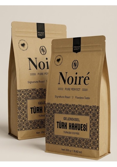 2'li Set Noire Geleneksel Türk Kahvesi 250g %100 Arabica Asırlık Lezzet Öğütülmüş
