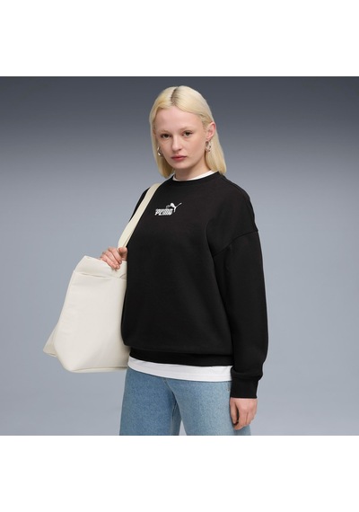 Puma Essential Nature 2.0 Crew Kadın Siyah Sweatshirt688078
