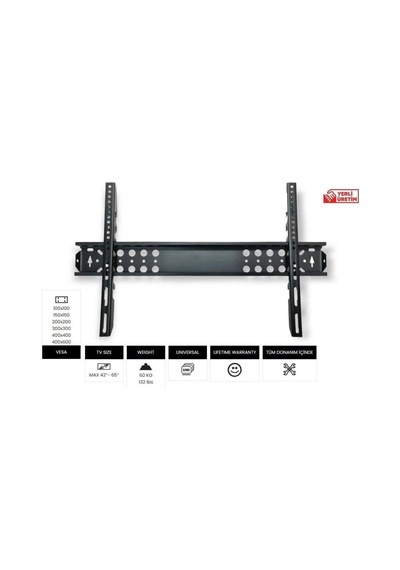 Vontech VT-42S 42-65'' Sabit LCD-LED TV Askı Aparatı
