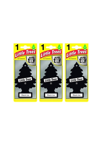 Little Trees 3'Lü Set Black İce - Parfüm Oto Kokusu