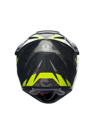 Agv AX-9 Multi Steppa Carbon Kapalı Kask Sarı - Siyah