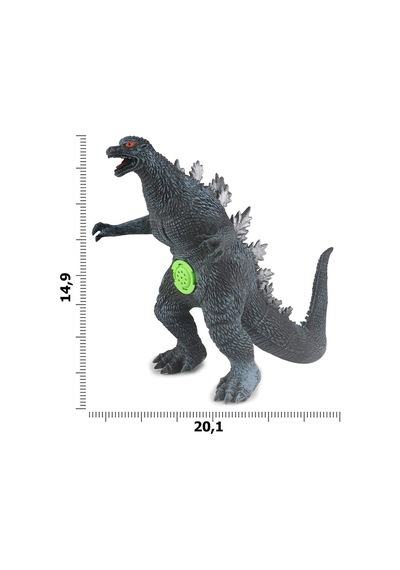 Godzilla Dinozor Figürü Vinil Çocuk Sesli Mavi 14,9cmx20,1cm