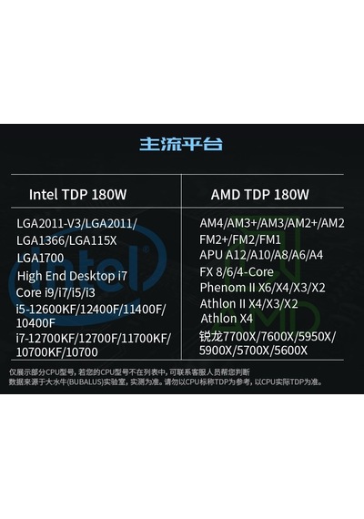 Bubalus Cold War 240 Black Intel-amd Uyumlu Işlemci Sıvı Soğutucu