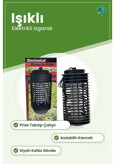 Elektrikli Sinek Savar Işıklı Tuzak Sineklere Karşı Kovucu Ev Bah