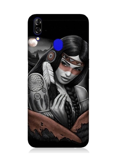 Reeder P13 Blue Uyumlu Kızılldereli Kız Dreamcatcher Desenli Silikon Kılıf