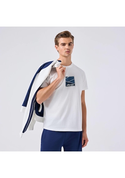 Ellesse 6sm5025-of Bisiklet Yaka Erkek T-shirt - Kırık Beyaz