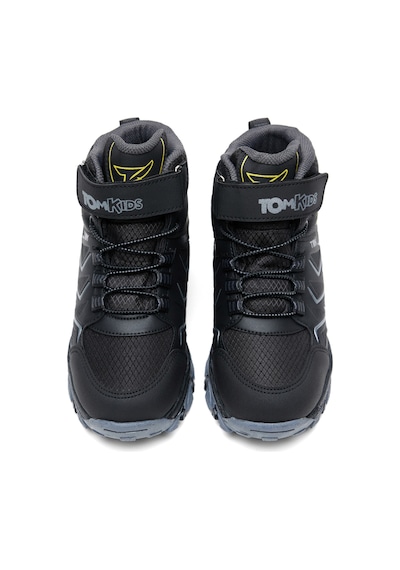 Tonny Black Çocuk Unisex Siyah Füme Rahat Kalıp Renkli Taban Bot Tbns010 298 Siyah Füme