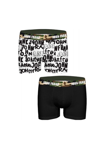 John Frank John Frank İkili Black Id Boxer 18127 Renkli