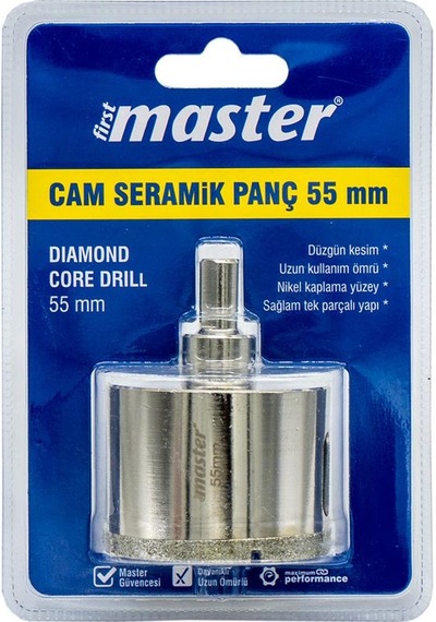Master 530911 Cam Seramik Delme Panç 55 Mm