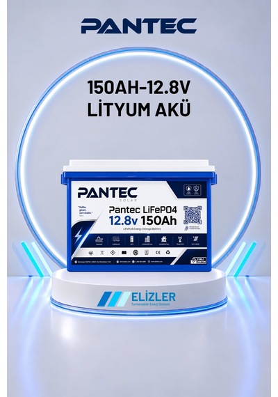 Pantec 150ah 12.8v Lifepo4 Lityum Akü