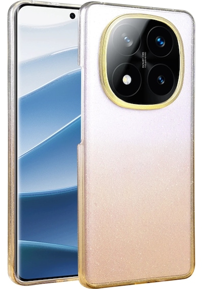 Mey İthalat Redmi Note 14 Pro 5g Glossy Kapak - Çöl Titanyum
