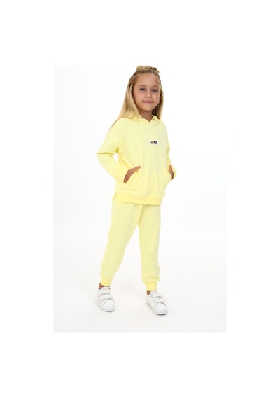 Toontoy Kids Toontoy Kız Çocuk Eşofman Takım Açık Sarı