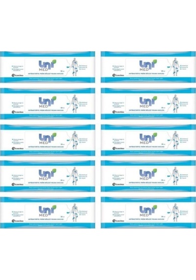 Medikaltec Unimed Perine Bölgesi Yıkama Havlusu 50 Li 10 Paket