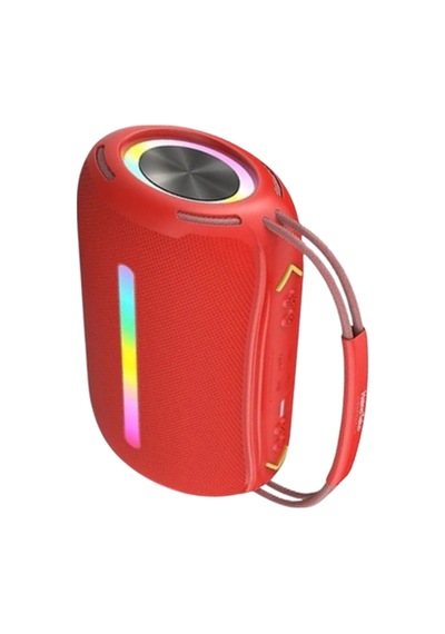 Astraltech 360 Rgb Led'li Taşınabilir Bluetooth Hoparlör Kırmızı, Usb/tf Destekli