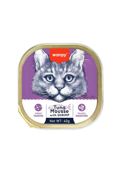 Ton Balıklı Ve Karidesli Alutray Yaş Kedi Maması 40gr