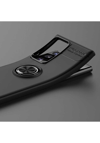 Galaxy Note 20 Ultra Kılıf Zore Ravel Silikon Kapak Mavi