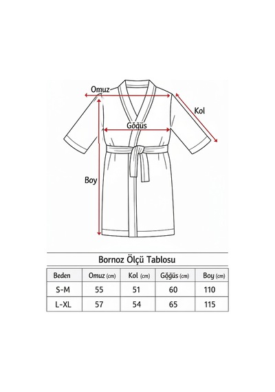 Kimono Yaka Unisex Tek Kişilik Pamuklu Banyo Bornozu Comfort Yeşil