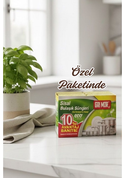 Grimorlife 5 Adet Lifli Düz Bulaşık Süngeri Özel Dokulu Dayanıklı Pinterest Mutfak Temizlik Süngeri Seti