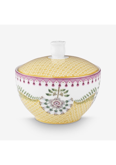 Sarı Porselen Şekerlik 300 Ml