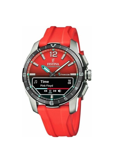 Festına F23000/6 Connected D Red Erkek Kol Saati Gri - Siyah