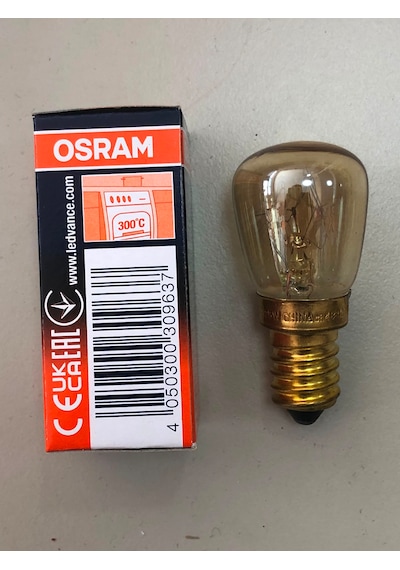 10 Adet Osram 25w E 14 Fırın Ampülü 300 Derece