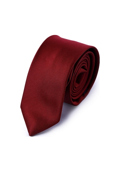 Hatemoğlu Bordo Düz Klasik Micro Kravat 261810Etc003 018 Bordo