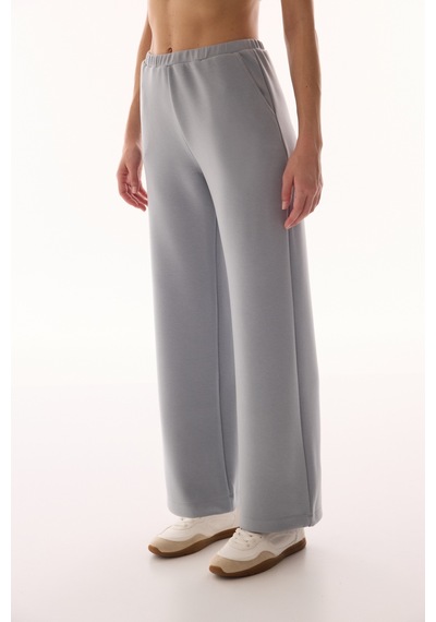 Penti Gri Silky Touch Yüksek Bel Bol Paça Pantolon