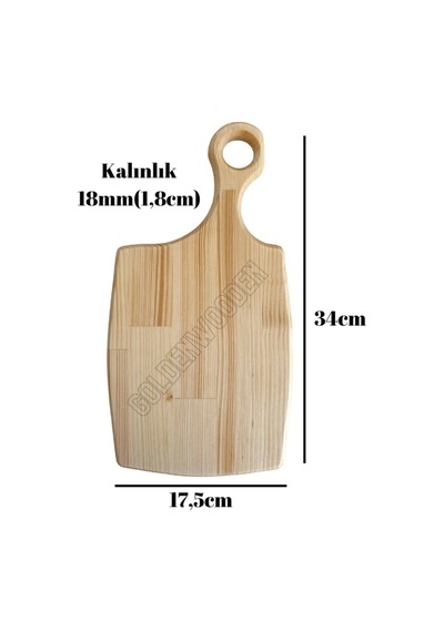 Doğal Ahşap Sunum Tabağı Geçme Ahşap Sunumluk Beyaz Çam Boy:34cm En:17,5cm Boy:29cm En:14cm
