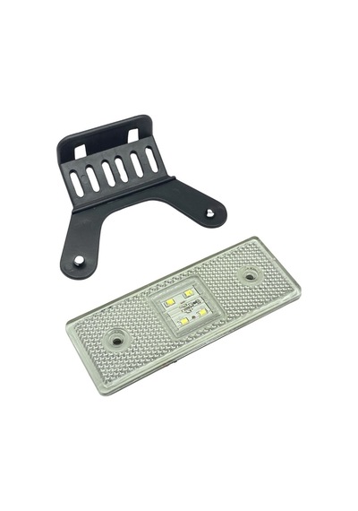 12v-24v Yan Park Lambası Dorse Side Marker Beyaz 4 Ledli 110 42 Mm E9